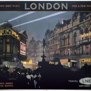 Piccadilly Circus Print, 1923-1947