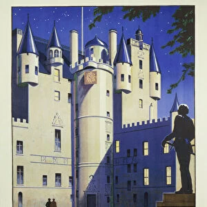 Glamis Castle, Kirriemuir, LMS / LNER poster, 1923-1947