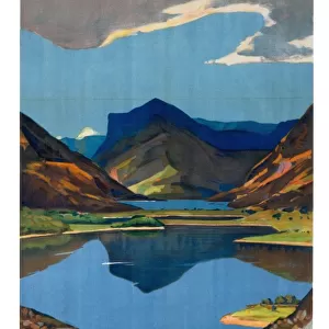 The Lake District for Holidays, LMS poster, 1923-1939