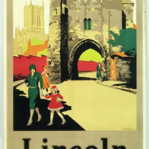 Lincoln, LMS poster, c 1930s
