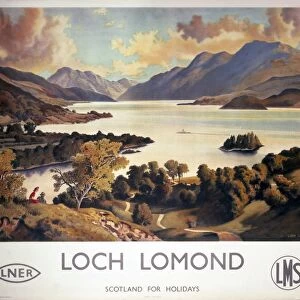 Loch Lomond, LNER and LMS poster, c 1940s