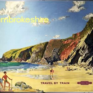Pembrokeshire, BR (WR) poster, 1961