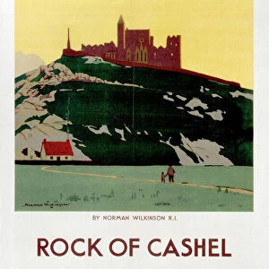 Rock of Cashel, LMS poster, c 1930s