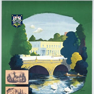 Royal Leamington Spa, BR (WR) poster, 1950s