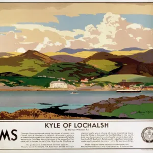 Kyle of Lochalsh Print, 1923-1947 LMS Poster Kyle of Lochalsh Print, 1923-1947 LMS Poster