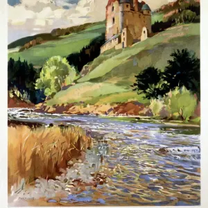 The River Tweed Print, a 1948-1965 Scottish Region poster The River Tweed Print, a 1948-1965 Scottish Region poster