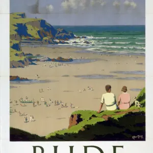 Bude Cornwall Print, 1947