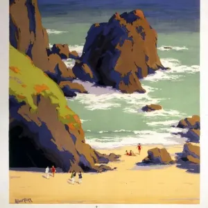 Cornwall Print, 1938 GWR Poster