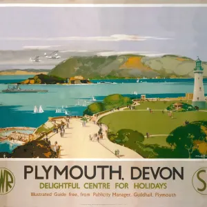 Plymouth Devon Print, 1938