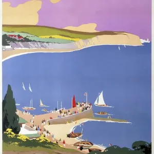 Swanage Bay Print, 1955