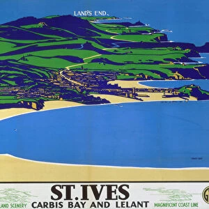 St Ives, GWR poster, c 1935