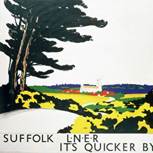 Suffolk, LNER poster, 1923-1947