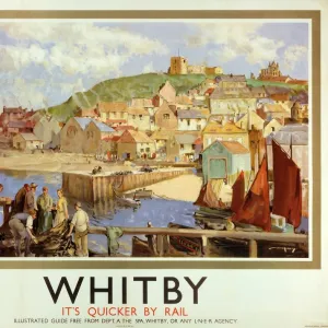 Whitby, LNER poster, 1935