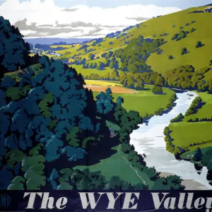 The Wye Valley, GWR poster, 1946