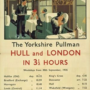 The Yorkshire Pullman, LNER / Pullman Car Company Limited poster, 1935