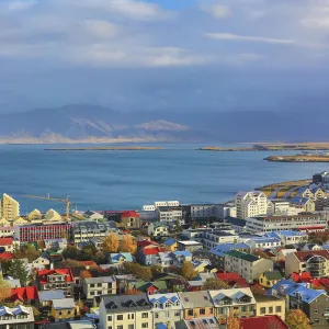 Aerial Photography Canvas Print Collection: Iceland