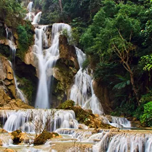 Magical Waterfalls Photo Mug Collection: Kuang Si Waterfall, Laos