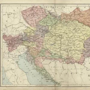 Maps and Charts Poster Print Collection: Austria