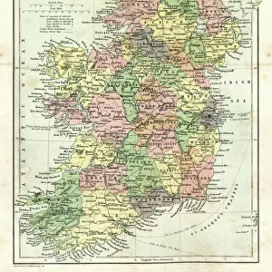 Northern Ireland Framed Print Collection: Maps