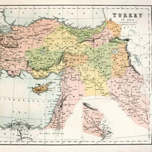 Antique Map of Turkey