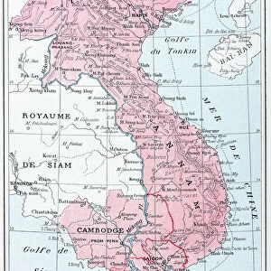 Laos Greetings Card Collection: Maps