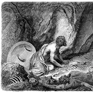 Aristomenes discovers the Cavern in the Pit