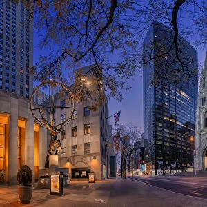 Atlas Apartments, Rockefeller Centre and St Patricks Cathedral, New York City