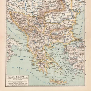 Montenegro Poster Print Collection: Maps