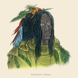 Blackfoot indian illustration 1859