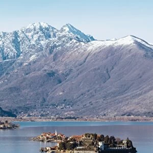 Borromean islands and mountains, Lake Maggiore, Italy