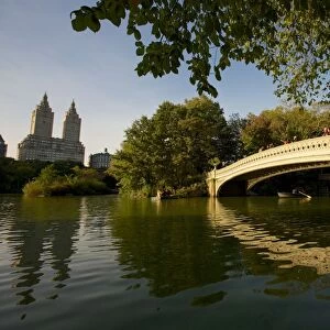Bow Bridge in Central Park, New York, USA