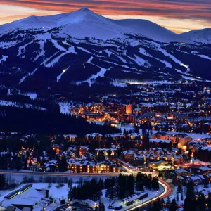 Breckenridge Ski Resort at Dusk