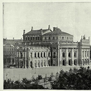 The Burgtheater or Hofbug Theatre, Vienna, Austria, 1890s 19th Century