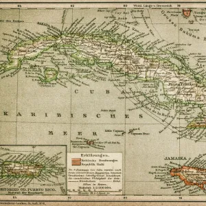 Caribbean map