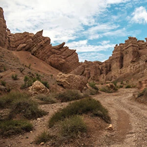 Charyn canyon in the Kazakhstan