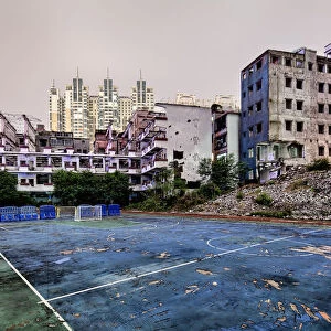 China new building demolition area repression