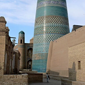 The city of Khiva in Uzbekistan