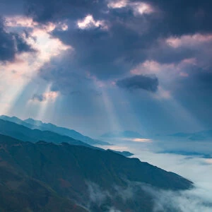 Cloud, Mountain in Ta Xua, Son La, Vietnam