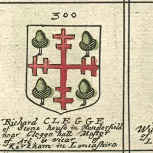 Coats of Arms and Heraldic Badges. Collection: Coat Of Arms Engravings 17th Century