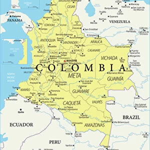 Colombia Cushion Collection: Maps