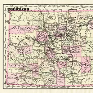 Colorado map 1893