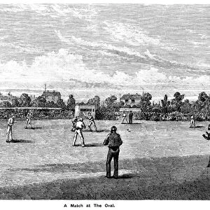 Cricket at The Oval c1855