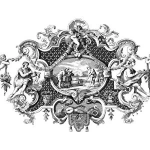Decorative Baroque Frame, by William Hogarth