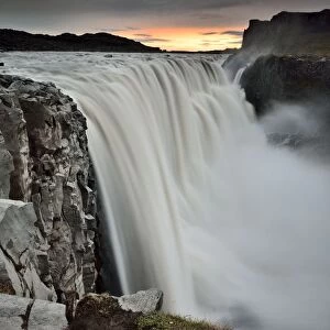 DETIFOSS WATERFALL IN ICELAND