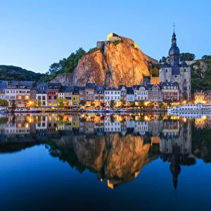 Dinant, the citadel, the cathedral and the Meuse