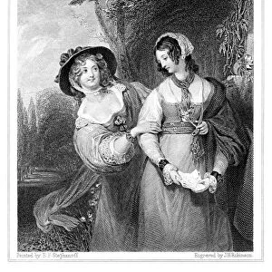 Famous Writers Metal Print Collection: Jane Austen (1775-1817)