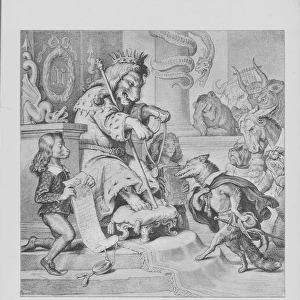 Engraving Of Aesops Fables