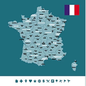 France Infographic Map
