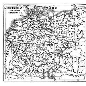 Germany at the time of the Staufer, also known as the House of Staufen, or of Hohenstaufen