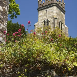 Torre della Chiesa Nel Villaggio di Castletownsend In West Cork